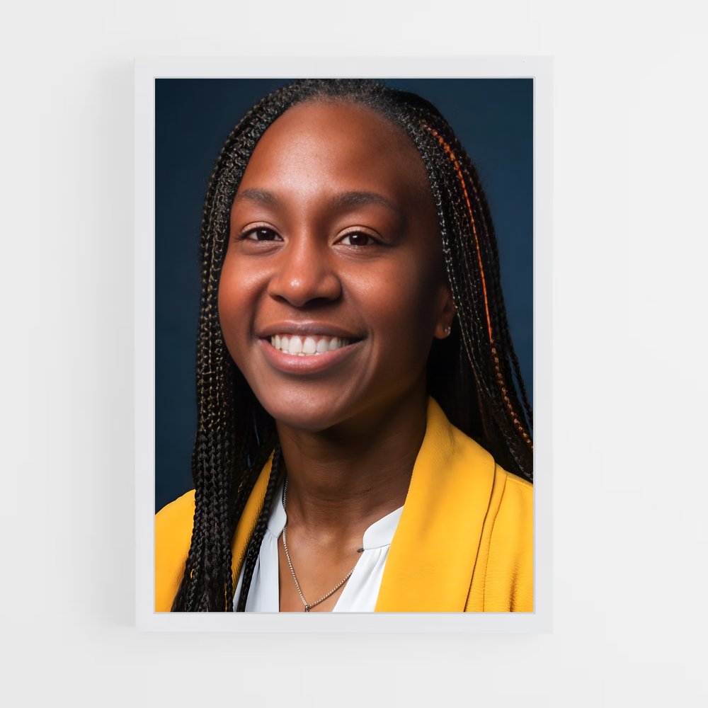 Poster Sourire de Tamika – affiche Basketball (vue 3)